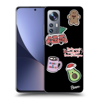 Ovitek za Xiaomi 12X - Christmas Stickers