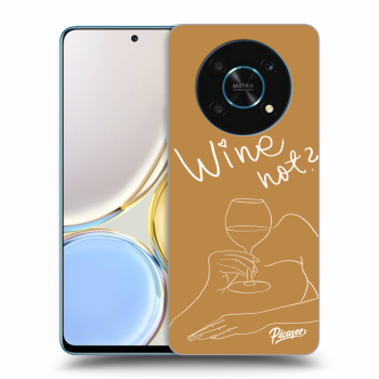 Picasee silikonski prozorni ovitek za Honor Magic4 Lite 5G - Wine not