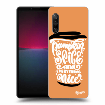 Ovitek za Sony Xperia 10 IV 5G - Pumpkin coffee