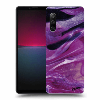 Ovitek za Sony Xperia 10 IV 5G - Purple glitter