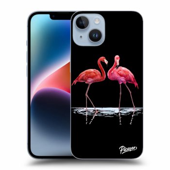 Picasee ULTIMATE CASE MagSafe za Apple iPhone 14 - Flamingos couple