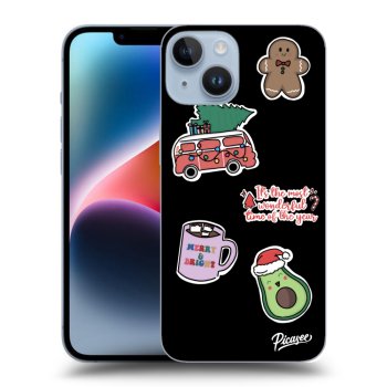 Ovitek za Apple iPhone 14 - Christmas Stickers