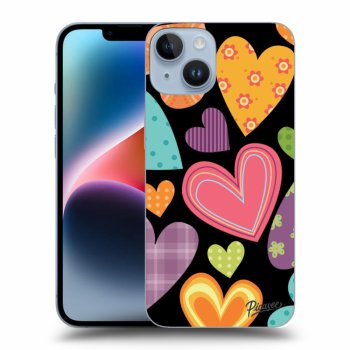 Ovitek za Apple iPhone 14 - Colored heart
