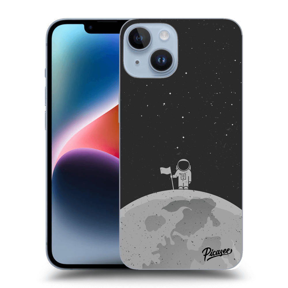 Picasee silikonski prozorni ovitek za Apple iPhone 14 - Astronaut