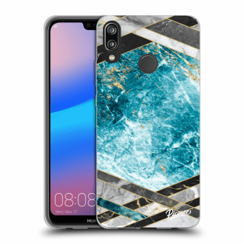 Ovitek za Huawei P20 Lite - Blue geometry