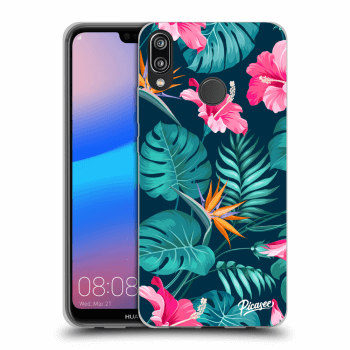 Ovitek za Huawei P20 Lite - Pink Monstera