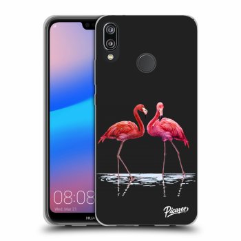 Ovitek za Huawei P20 Lite - Flamingos couple
