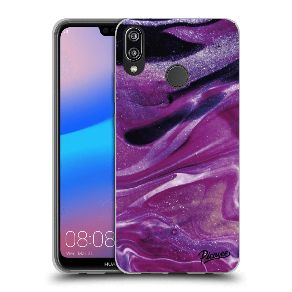 Picasee ULTIMATE CASE za Huawei P20 Lite - Purple glitter