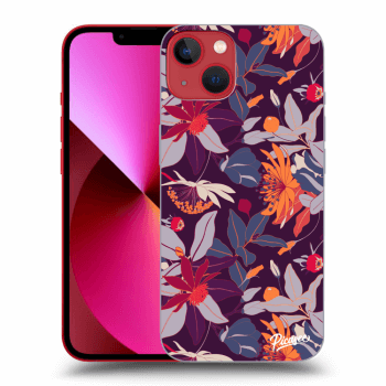 Picasee ULTIMATE CASE MagSafe za Apple iPhone 14 Plus - Purple Leaf