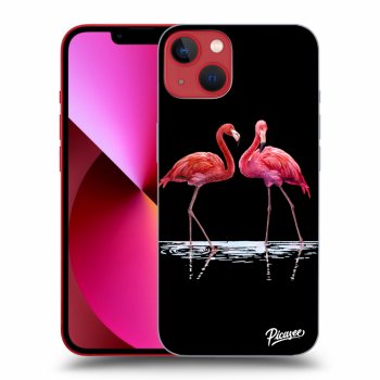 Picasee ULTIMATE CASE MagSafe za Apple iPhone 14 Plus - Flamingos couple