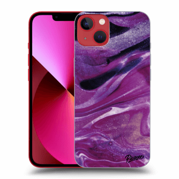 Ovitek za Apple iPhone 14 Plus - Purple glitter