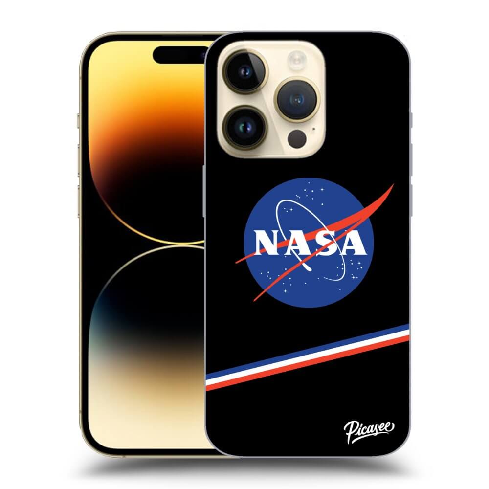Picasee silikonski črni ovitek za Apple iPhone 14 Pro - NASA Original