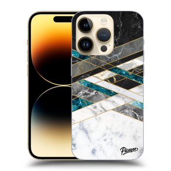 Ovitek za Apple iPhone 14 Pro - Black & White geometry