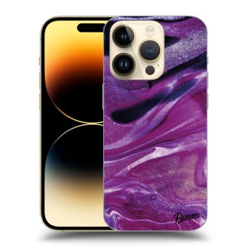 Ovitek za Apple iPhone 14 Pro - Purple glitter