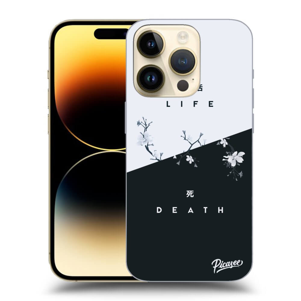 Picasee silikonski prozorni ovitek za Apple iPhone 14 Pro - Life - Death