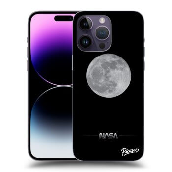 Picasee silikonski črni ovitek za Apple iPhone 14 Pro Max - Moon Minimal