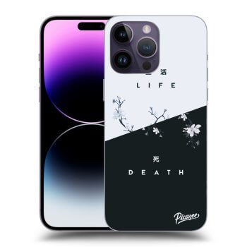Picasee silikonski prozorni ovitek za Apple iPhone 14 Pro Max - Life - Death