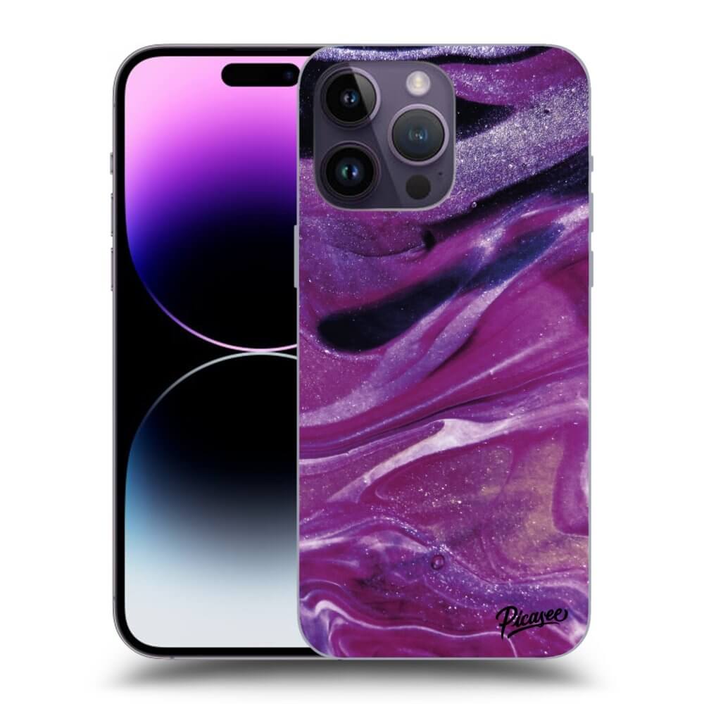 Picasee ULTIMATE CASE za Apple iPhone 14 Pro Max - Purple glitter