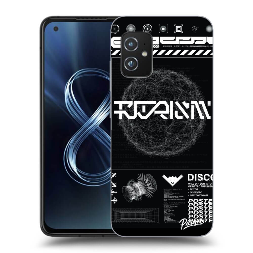 Picasee silikonski prozorni ovitek za Asus Zenfone 8 ZS590KS - BLACK DISCO