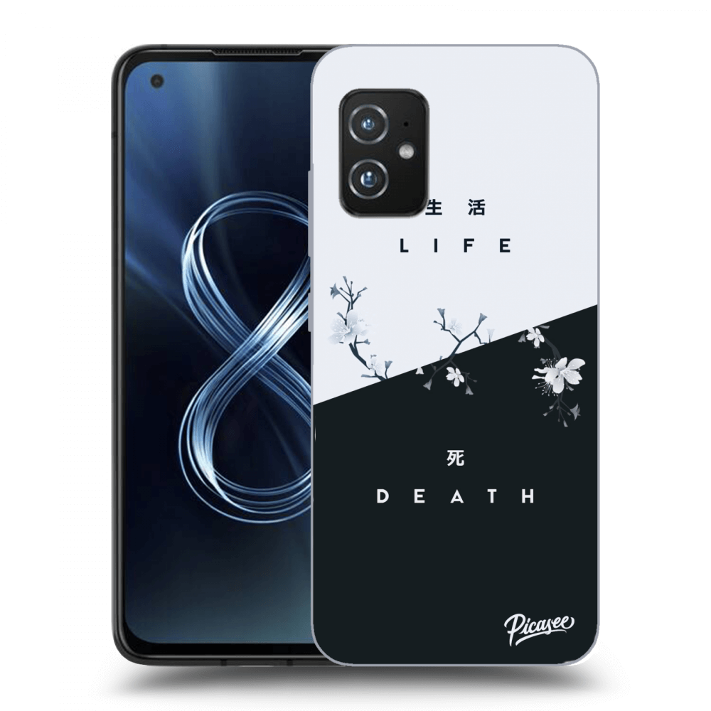 Picasee silikonski prozorni ovitek za Asus Zenfone 8 ZS590KS - Life - Death