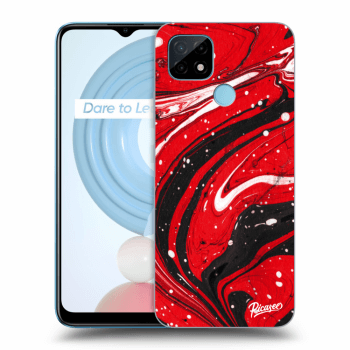 Ovitek za Realme C21Y - Red black