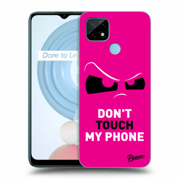 Ovitek za Realme C21Y - Cloudy Eye - Pink