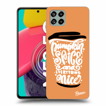 Ovitek za Samsung Galaxy M53 5G - Pumpkin coffee