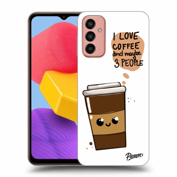 Picasee silikonski črni ovitek za Samsung Galaxy M13 M135F - Cute coffee