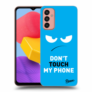 Ovitek za Samsung Galaxy M13 M135F - Angry Eyes - Blue
