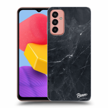 Picasee silikonski črni ovitek za Samsung Galaxy M13 M135F - Black marble