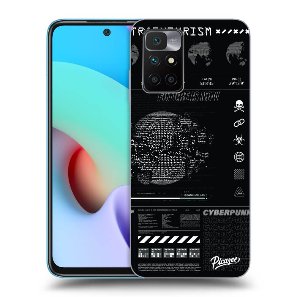 Picasee silikonski črni ovitek za Xiaomi Redmi 10 (2022) - FUTURE