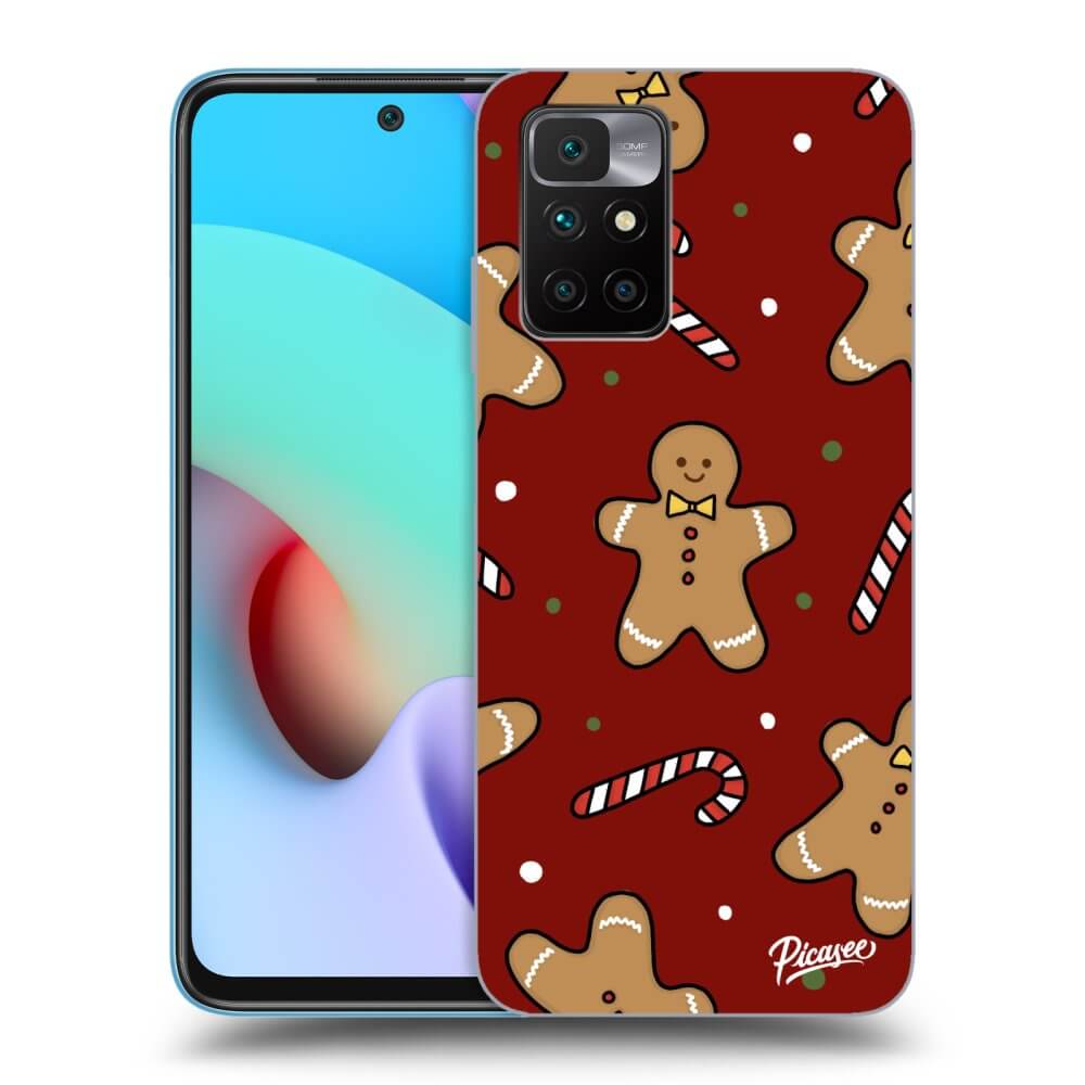 Picasee silikonski črni ovitek za Xiaomi Redmi 10 (2022) - Gingerbread 2
