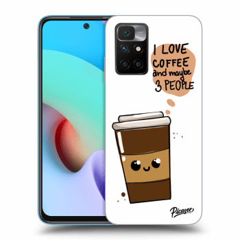 Picasee silikonski prozorni ovitek za Xiaomi Redmi 10 (2022) - Cute coffee