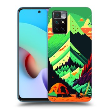 Picasee silikonski črni ovitek za Xiaomi Redmi 10 (2022) - Whistler