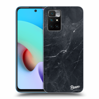 Picasee silikonski črni ovitek za Xiaomi Redmi 10 (2022) - Black marble