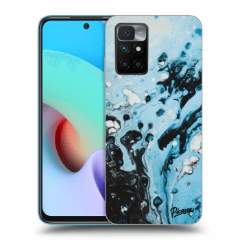 Picasee silikonski prozorni ovitek za Xiaomi Redmi 10 (2022) - Organic blue