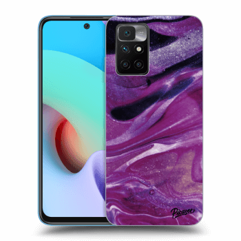 Ovitek za Xiaomi Redmi 10 (2022) - Purple glitter