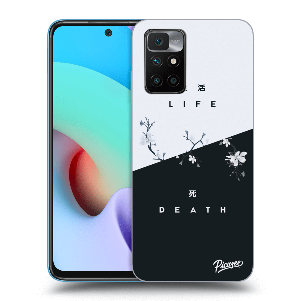 Picasee silikonski črni ovitek za Xiaomi Redmi 10 (2022) - Life - Death