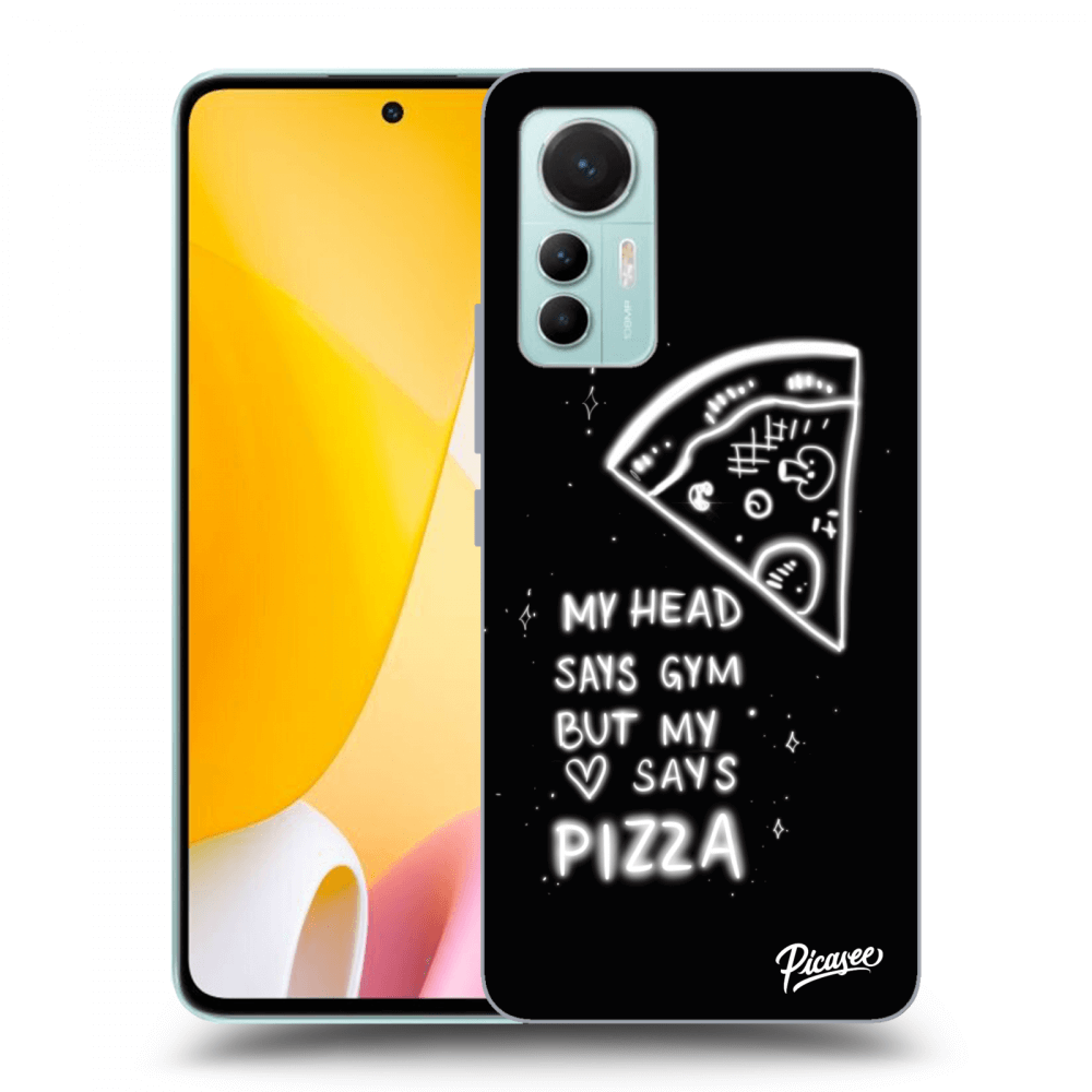 Picasee silikonski prozorni ovitek za Xiaomi 12 Lite - Pizza