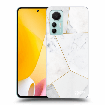 Ovitek za Xiaomi 12 Lite - White tile