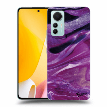Ovitek za Xiaomi 12 Lite - Purple glitter