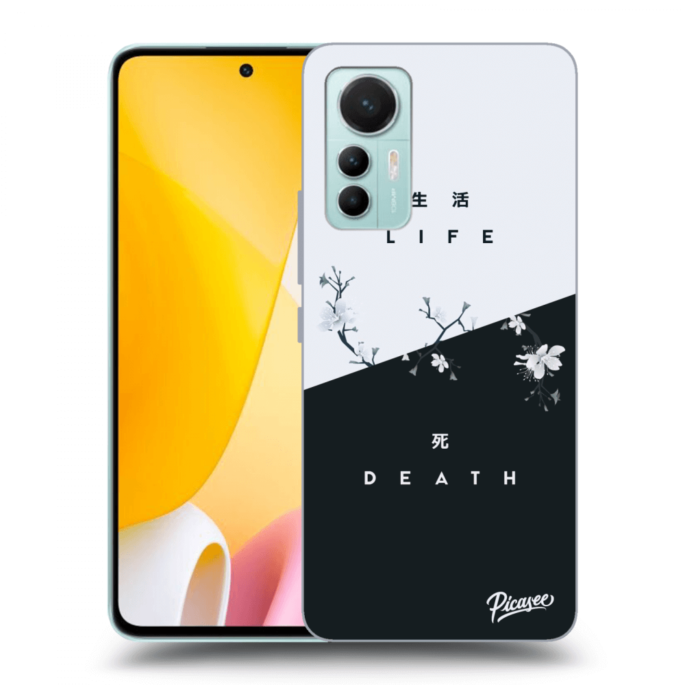 Picasee silikonski črni ovitek za Xiaomi 12 Lite - Life - Death