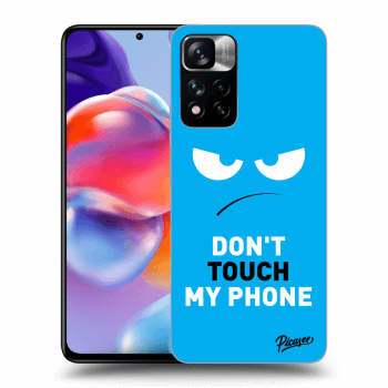 Ovitek za Xiaomi Redmi Note 11 Pro+ 5G - Angry Eyes - Blue