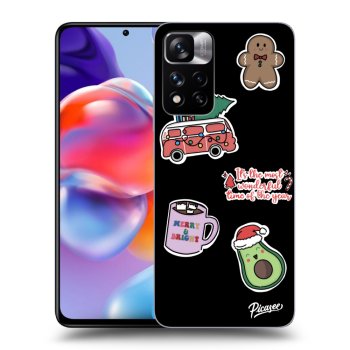 Ovitek za Xiaomi Redmi Note 11 Pro+ 5G - Christmas Stickers