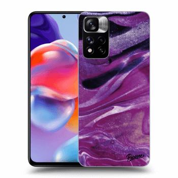 Ovitek za Xiaomi Redmi Note 11 Pro+ 5G - Purple glitter