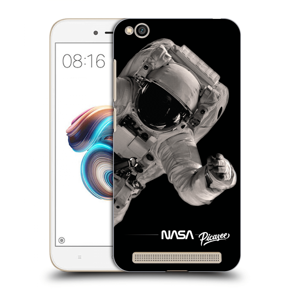 Picasee silikonski črni ovitek za Xiaomi Redmi 5A - Astronaut Big