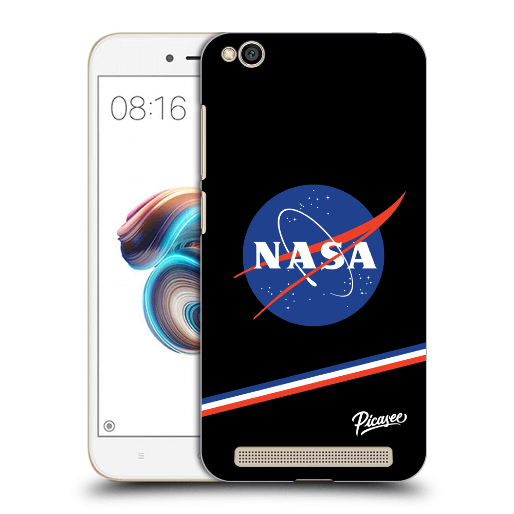 Picasee silikonski črni ovitek za Xiaomi Redmi 5A - NASA Original