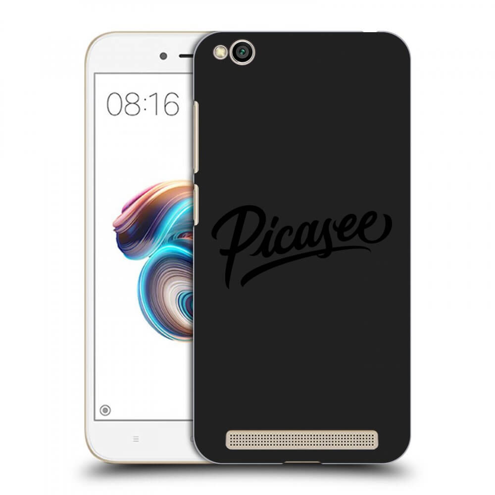 Picasee silikonski črni ovitek za Xiaomi Redmi 5A - Picasee - black