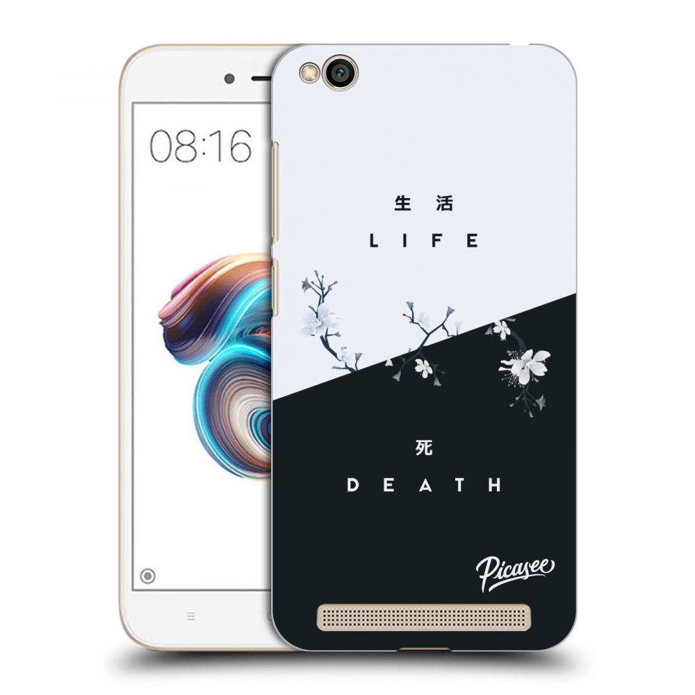 Picasee silikonski črni ovitek za Xiaomi Redmi 5A - Life - Death