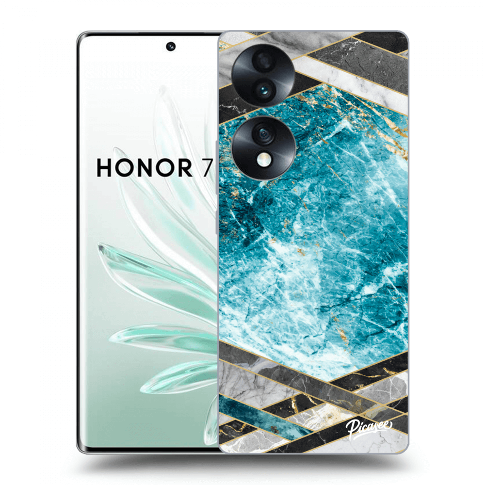 Picasee ULTIMATE CASE za Honor 70 - Blue geometry
